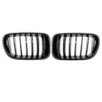 Meilleur choix : Grille simple brillante en ABS pour pare-chocs avant BMW X3 F25 LCI 2014-2017