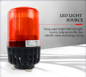 Sirena de alarma al aire libre y flash estroboscópico, luz led de seguridad industrial, tono personalizado, 220v, <span class=keywords><strong>380v</strong></span>, 24v, 12v - Product Image 4