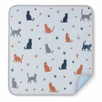 Tapis pour animaux de compagnie AOSEN, lavable, imperméable, antidérapant, absorbant, réutilisable, avec dessus matelassé pour cage, canapé, maison, impression personnalisée acceptée