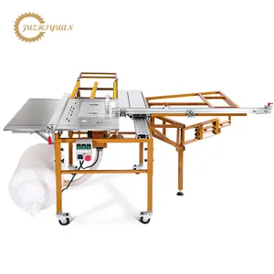 JT-9B portable folding woodworking table saw mobile tablesaw sawmill portable horizontal table saw for woodworking