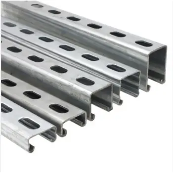 2m length 22*41 magnesium aluminum alloy galvanize unistrut steel building strut profile