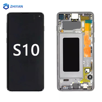 Écran LCD de téléphone portable avec châssis pour Samsung Galaxy S10, écran TFT testé pour smartphone avec garantie d'un an