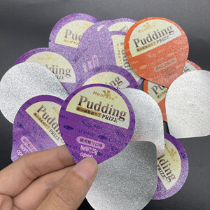 Couvre-boîtes en <span class=keywords><strong>aluminium</strong></span> souple de qualité alimentaire, revêtement de couvercle, couvercles pour dosettes de café, utilisation en cuisine, emballage alimentaire imprimé en relief - Product Image 2