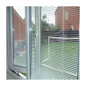 أفقي DSL أبواب زجاجية منزلقة مع بنيت في الستائر - Product Image 1