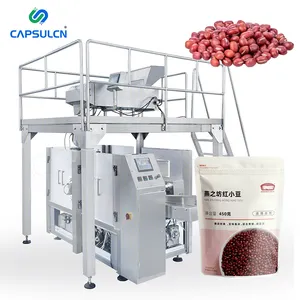 Full Automatic Weighing 1kg 2kg 5kg Multi-function Soybean Red Green Beans Filling Bag Vertical Packing Machine