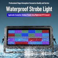 Projecteur stroboscopique LED haute puissance 1080 LED 800W IP65 étanche RGBW programmable DMX activé par le son pour scène extérieure, concert, festival