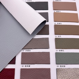Cuir écologique <span class=keywords><strong>Boze</strong></span> Cigno, grain litchi gaufré, simili cuir PU pour sacs à main, chaussures, sacs, carnets, cuir recyclé - Product Image 3