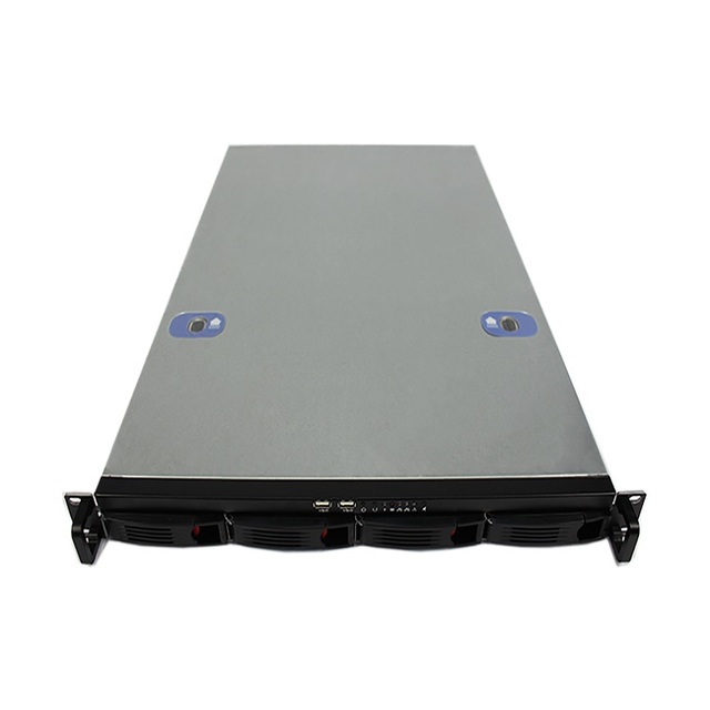 19 Inches Rackmount ATX 1u Chassis 4 Bay Hot Swap Server Case