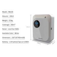 Diffuseur Électrique Professionnel M100 WiFi, Contrôlé par Application, Sans Eau, en Plastique, pour Usage Domestique, Conception à Deux Fluides, Garantie 1 An
