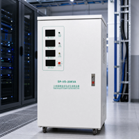Stabilisateur de tension triphasé contrôlé par MCU 30 kVA 380 V, régulateur automatique avec affichage numérique LED pour la surveillance