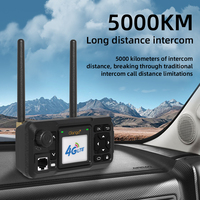 Radio Móvil Android Resistente 4G/LTE con Tarjeta SIM, Walkie Talkie con Rastreo GPS, Mini Radio Móvil para Auto de Largo Alcance para Flotas