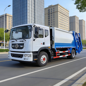 Camion à ordures à compression Dongfeng, nouveau camion compacteur <span class=keywords><strong>de</strong></span> déchets à chargement arrière, véhicule <span class=keywords><strong>de</strong></span> collecte <span class=keywords><strong>de</strong></span> déchets compressés - Product Image 1