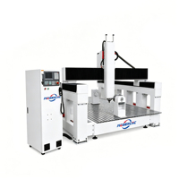 Fresadora CNC de 4 Ejes Jinan Mosencnc 2030, Máquina de Tallado de Madera 3D con Eje Rotatorio, 2 Años de Garantía