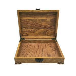Chinese Style Wooden Storage Box 24x18x5.5cm Carved Relief Jewelry Organizer For Valuables And Collectibles - Product Image 2
