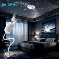 Projecteur USB Galaxie 6/12/24 films, luminosité réglable, mini lampe de projection LED ciel étoilé pour éclairage d'ambiance de chambre