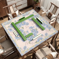 Nouveau design de style chinois - Tapis de mahjong en caoutchouc épaissi et silencieux - Tapis de table antidérapant et insonorisant