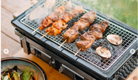 Parrilla Portátil de Cerámica de Alta Calidad Auplex, Estilo Coreano, Kamado Premium, Pequeña Parrilla Yakitori