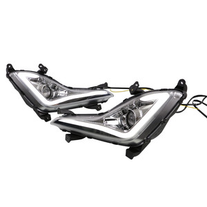 Hight chất lượng phụ kiện xe lái xe ánh sáng <span class=keywords><strong>LED</strong></span> ban ngày chạy ánh sáng cho HYUNDAI ELANTRA 2014 - 2015 DRL xe ánh sáng - Product Image 4
