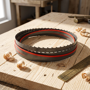 Sierra de cinta bimetálica de alta calidad para aserradero industrial, sierra de cinta bimetálica M42 multiusos para trabajar la madera y cortar troncos - Product Image 4