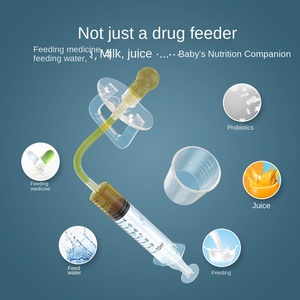 Kit d'alimentation anti-étouffement pour bébé, type aiguille en PP, avec <span class=keywords><strong>tétine</strong></span> pour 0-12 mois - Product Image 3