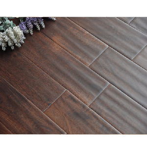 Plancher en bois massif d'acacia de qualité supérieure, fabriqué à Shanghai, bois massif, pas de plancher hybride - Product Image 4