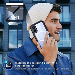 Shellbox mới nhất chất lượng cao trong suốt 360 độ hoàn toàn kín chống bụi chống thả IP68 điện thoại không thấm nước trường hợp đối với iphone16 - Product Image 6