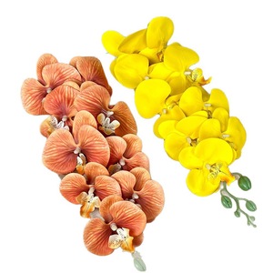 Flor Artificial de Phalaenopsis de Seda Premium con Tallos para Centro de Mesa de Recepción de Bodas y Decoración del Hogar - Product Image 5