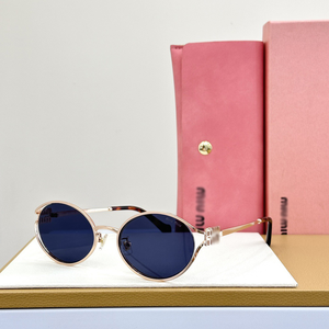 Gafas de Sol Ovaladas de Diseñador de Marca a Precio de Fábrica, Gafas de Sol Redondas Pequeñas de Alta Calidad para Mujer con Logotipo - Product Image 3