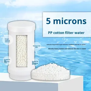 <span class=keywords><strong>Filtre</strong></span> universel pour chauffe-eau et lave-linge, élimination du tartre, déchloration, élimination de la rouille, purificateur d'eau, non - Product Image 2