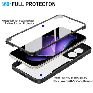 Pour Xiaomi Redmi <span class=keywords><strong>A5</strong></span> 10C 12 13C 14C Offre Spéciale Transparent Clair 360 Couverture Complète Téléphone Cas pour OPPO Reno 13 F 13F 4G 5G - Product Image 4