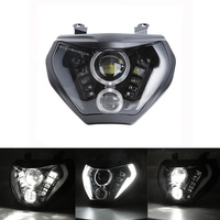 Lampu Depan Motor LED E-mark Assembly DRL HI/LO Beam untuk Yamaha MT 09 FZ 09 MT09 FZ09 2014-2016 MT07