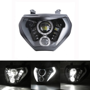 Faro Delantero LED para Motocicleta con Certificación E-mark, Luz Alta/Baja DRL, para Yamaha MT 09 <span class=keywords><strong>FZ</strong></span> 09 MT09 FZ09 2014-2016 MT07 - Product Image 2