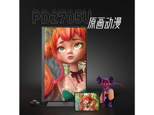 BenQ pd2705u 27-inch 4K HDR IPS LCD hiển thị có thể sạc lại KVM/pbp/IP hiệu quả cao chia màn hình máy tính để bàn máy tính ứng dụng - Product Image 6