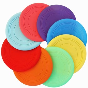 Discos Voladores de Silicona Suave para Entrenamiento de Perros, Juguete de Discos Voladores para Perros para Jugar al Aire Libre en el Patio Trasero, Venta al por Mayor - Product Image 2