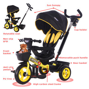 Triciclos Plegables 3 en 1 para Niños de Singapur, para Edades de 1.5 a 4 Años, con Música - Product Image 4