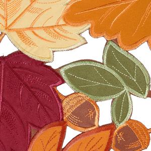 OWENIE ringraziamento decorazioni per la casa da ricamo runner da tavolo raccolto corridori da tavola di zucca e girasole - Product Image 5