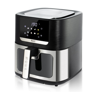 Friteuse électrique intelligente multifonctionnelle à écran tactile de haute qualité pour la maison, sans retournement, vente en gros - Product Image 1