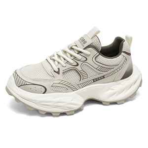 2025 Summer New Fashion Dad <b>Shoes</b> Trendy Internet Celebrity Hot Ins Brand Thick Sole Mesh Upper Running <b>Height</b> <b>Increasing</b> Casual - Product Image 5