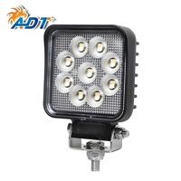 ADT Autres accessoires d'éclairage automobile, étanches IP67, super lumineux, carrés, 24V 12V 36W, 4 pouces, feux de travail LED pour véhicules