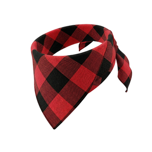 Nouveau <span class=keywords><strong>Bandana</strong></span> Classique Personnalisé Imprimé pour Animaux de Compagnie – Réglable, Doux, Léger, Respirant, Lavable, Écharpe Triangulaire à Carreaux pour Chiens et Chats - Product Image 1