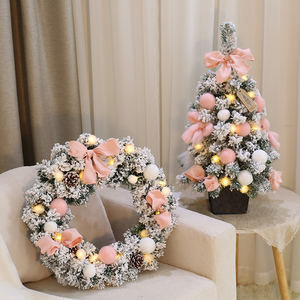 2024 Phong Cách Mới Mini Cây Giáng Sinh Cho Phòng Khách Tự Làm Máy Tính Để Bàn Đồ Trang Trí Nhà Nhỏ Ins Trang Trí Trang Trí Túi - Product Image 3