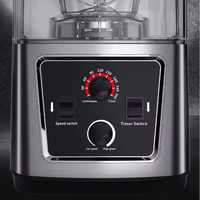 Blender industriel commercial robuste 8002 avec moteur en cuivre pur, 26000 tr/min, 5 vitesses et plus, prise en charge de la langue allemande
