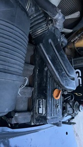 Used Komatsu 3 Ton Diesel <b>Forklift</b> FD30 4WD Rough Terrain Solid Tires Two Stage Mast for Sale in Shanghai Yard - Product Image 4