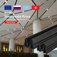 Spot LED magnétique intelligent Tuya App 48V à intensité variable, éclairage moderne sur rail COB pour maison, bureau, magasin