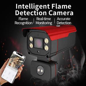 10moons 불꽃 감지 화재 경보 지능형 AI CCTV 네트워크 IP 카메라, 보안 및 화재 예방용 - Product Image 4