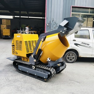 Mezcladora de concreto autopropulsada con orugas de caucho YHMG YH750 de 750 kg, mini tambor mezclador para construcción - Product Image 6