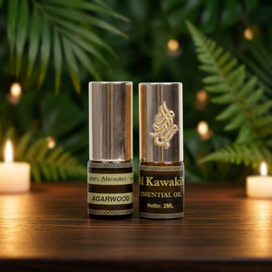 Aceite Esencial Alkawakib Merauke Gaharu 2ml, Aroma Amaderado, Dulce y Cremoso, Aceite de Oud para Perfume, Meditación, Fragancia de Lujo - Product Image 1