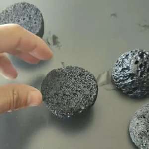 블랙 그레이 화산석 풍수 수족관 또는 하수 처리 용 용암 암석 조각 경쟁 가격 - Product Image 6