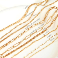 Collar con Nombre Personalizado, Chapado en Oro de 18K, Acero Inoxidable, Resistente al Agua, Joyería con Placa de Nombre que No se Deslustra