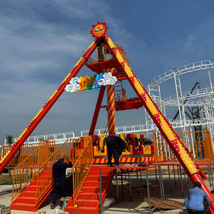 110 °   Manège à angle oscillant, structure en acier résistante aux intempéries, durabilité de plus de 10 000 cycles, équipement d'amusement extérieur - Product Image 6